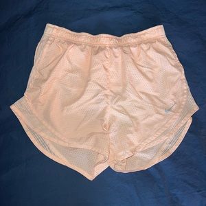 Peach Nike shorts size M great condition